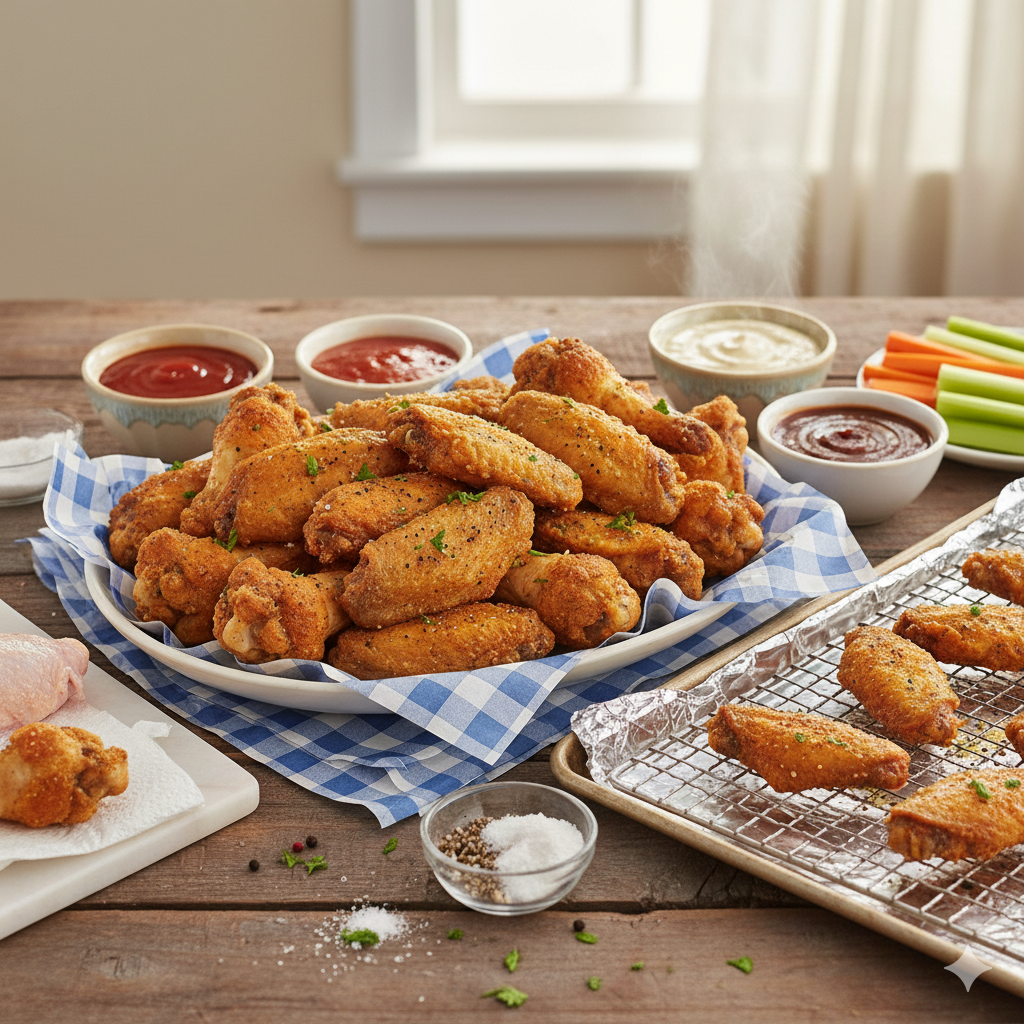 Baed Chicken Wings