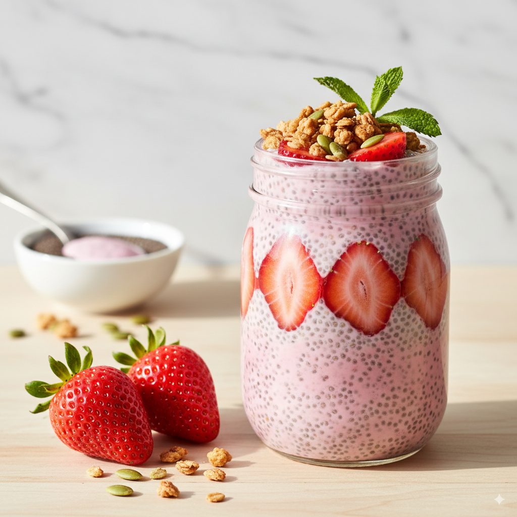 Strawberry Chia Pudding