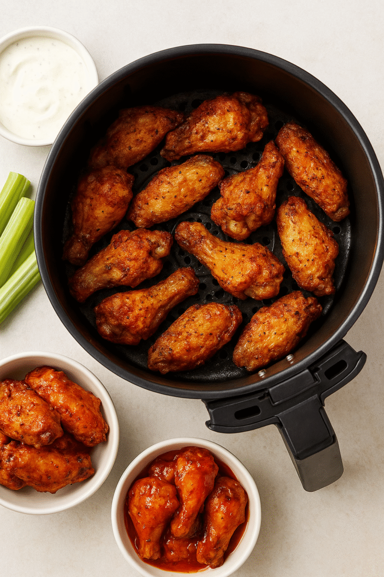 Frozen Chicken Wings in Air Fryer