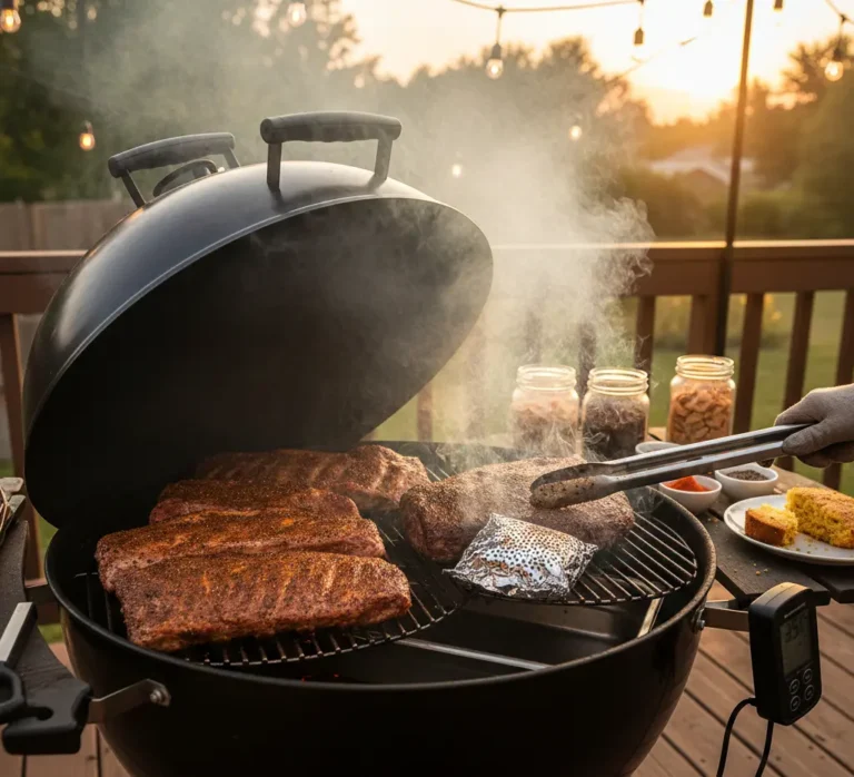 how to smoke meat on a gas grill