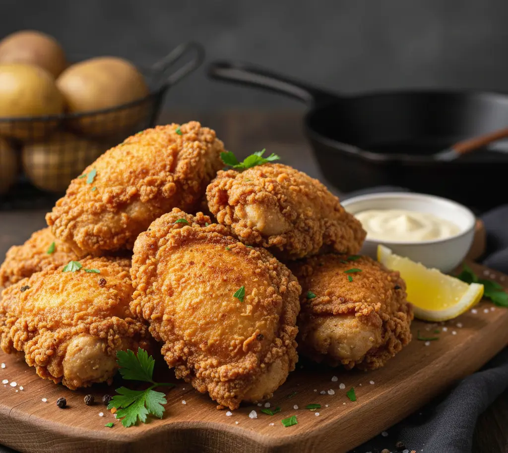 Fried Chicken Thighs