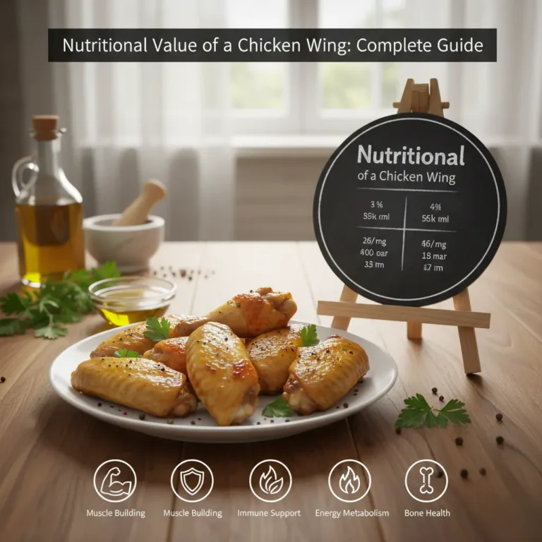 Nutritional Value of a Chicken Wing