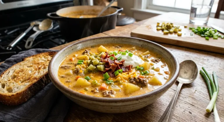 Cheeseburger Soup